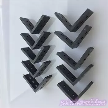 Вертикальная пластиковая угловая ось типа L J075Y, 10 шт., кронштейн «сделай сам», запчасти для изготовления моделей