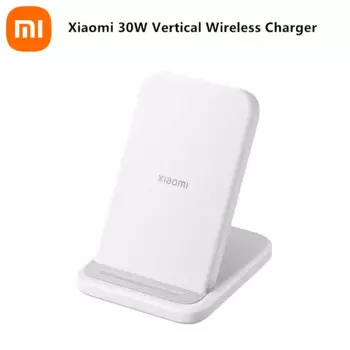 Вертикальное Беспроводное зарядное устройство Xiaomi Mi 30 Вт, быстрая зарядка для Xiaomi серии 14/13/12/11 для Redmi K70/K60 для серии iPhone