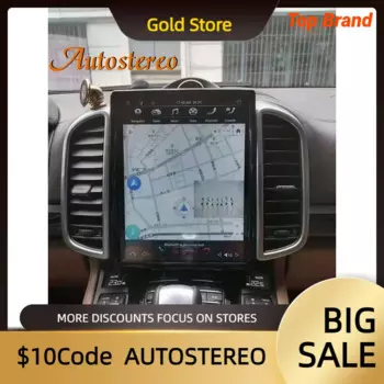 Вертикальный экран в стиле Tesla для Porsche Cayenne 2010-2017 Android 11, автомобильный GPS-навигатор, мультимедийный плеер, автомобильное стерео головное устройство