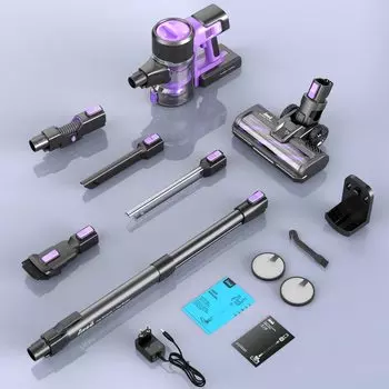 Вертикальный/ручной пылесос Inse S10, 350 Вт, беспроводной, сухая уборка, пылесборник