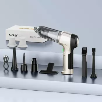 Вертикальный/ручной пылесос SZUK, 100 Вт, беспроводной, сухая уборка, пылесборник