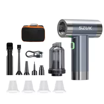 Вертикальный/ручной пылесос SZUK, 80 Вт, беспроводной, влажная уборка, пылесборник