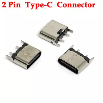 Вертикальный штекерный разъем Micro USB LAJQTAO 2P