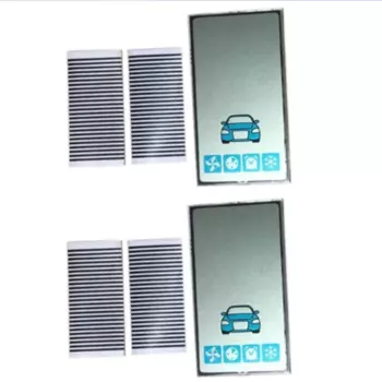 Вертикальный ЖК-экран A93, 2 шт./лот, гибкий кабель для Starline A93, пульт ДУ с ЖК-дисплеем A93, ЖК-дисплей с полосками «Зебра»