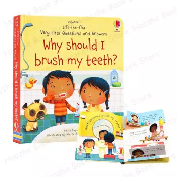 Very First Questions and Answers: Why Should I Brush My Teeth? Usborne Флипбук для детей