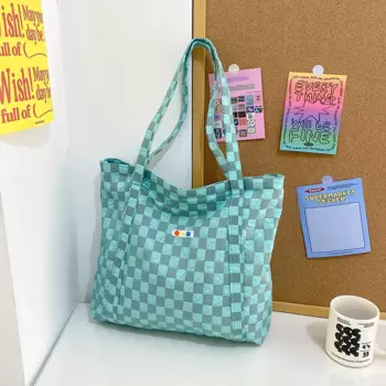 VeryMe повседневная женская сумка из искусственного нейлона на молнии 2022New Girls Shopper, дизайнерская сумка, трендовая вместительная сумка