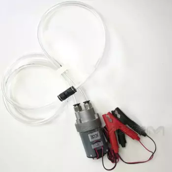 Автомобильный электрический насос для замены масла 12В/24В
