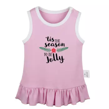 Веселые платья для девочек в стиле христианской моды, платья без рукавов