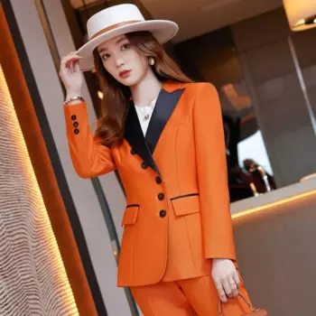 Весенне-осенние женские деловые костюмы Insozkdg с брюками и куртками, модные элегантные профессиональные брючные костюмы в офисном стиле