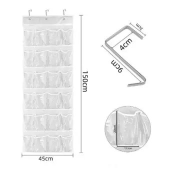 Вешалка для обуви VWH, 24 кармана, нейлон