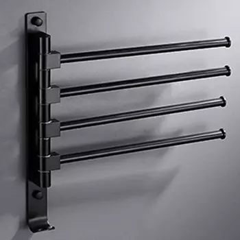 Вешалка для полотенец ROVATE черная