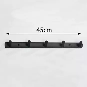 Вешалка ROVATE алюминиевая 3/4/5/6 крючков