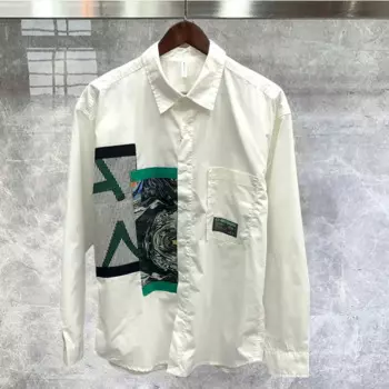 Весна 2023, рубашка с абстрактным рисунком, индивидуальная рубашка с принтом, мужские костюмы, рубашка с длинным рукавом, мужская длинная рубашка