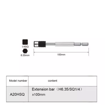VESSEL Шестигранная отвертка 6,35 мм