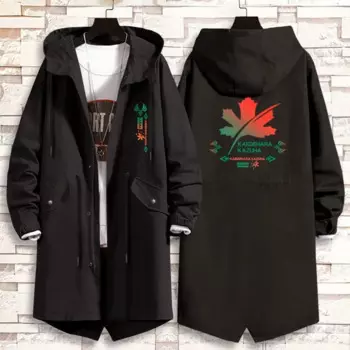 Ветровка Game Impact Raiden Shogun для мужчин и женщин, водонепроницаемая ветровка с капюшоном, повседневная одежда, осенняя куртка