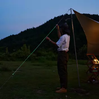 Ветровка Naturehike для кемпинга на открытом воздухе, внешняя веревка, водонепроницаемость IPX5, украшение для палатки, атмосфера, аксессуары для кемпинга, USB зарядка