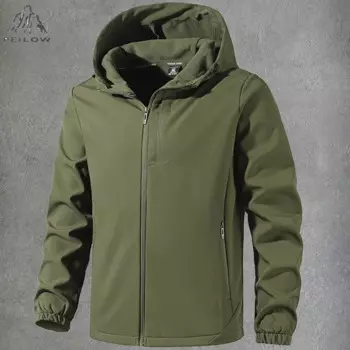 Ветровка Softshell, тактическая водонепроницаемая куртка, мужские толстовки, уличные военные куртки для походов и кемпинга, зимнее пальто, мужская одежда