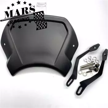 Ветровое стекло для мотоцикла и кафе, ветровое стекло, отражатель ветра, подходит для YAMAHA XSR700 2016 2017 2018 2019 2020 2021 XSR700 XTRIBUTE 18-21