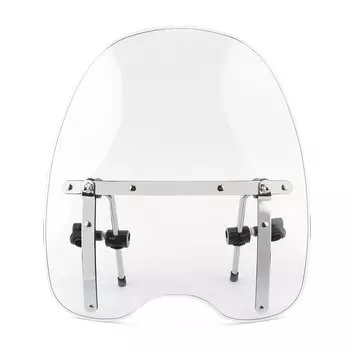 Ветровое стекло для мотоцикла универсальное большое, подходит для Harley, Honda, Yamaha, Suzuki, Cruiser, аксессуары для мотоциклов прозрачные/дымчатые