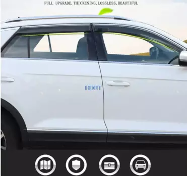 Ветровое стекло для Volkswagen T-ROC 2018 2019 2020 2021 4 шт. дефлекторы окна дождевики козырек от солнца дождя дыма ветра