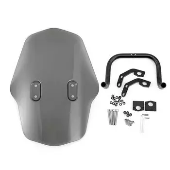 Ветровое стекло на руль для Yamaha YS250 XV 250, лобовое стекло с комплектом кронштейнов для Honda CMX500 VTX1800C CB600, 22 мм/25 мм/28 мм