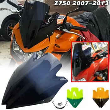 Ветровые дефлекторы для ветрового стекла мотоцикла Z750 для Kawasaki Z 750 Z750R 2007 2008 2009 2010 2011 2012 2013