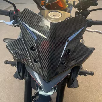 Ветровые дефлекторы ветрового стекла мотоцикла для Yamaha MT03 MT-03 MT 03 аксессуары обтекатель для экрана из углеродного волокна ABS козырек