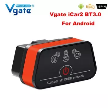 Vgate iCar2 автомобильный диагностический OBD 2 OBD2 ELM327 Wi-Fi сканер авто инструмент Bluetooth iCar 2 v2.2 odb2 считыватель кодов PK elm 327 В 1 5