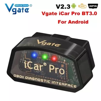 Vgate iCar Pro ELM327 V2.3 Bluetooth 4.0 для Android/IOS iCar2 WIFI OBD2 Автомобильный диагностический инструмент elm 327 OBD 2 OBDII сканер авто