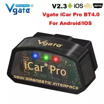 Vgate iCar Pro ELM327 V2.3 Для VW Для Skoda OBD 2 OBD2 Автомобильный диагностический сканер WIFI Bluetooth 4,0 Инструмент сканирования ODB2 Для BMW