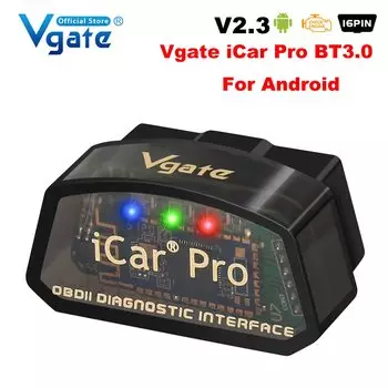 Vgate iCar Pro elm327 V2.3 OBD 2 OBD2 Автомобильный диагностический сканер WIFI Bluetooth 4.0 для IOS Scan Tool ODB2 PK ELM 327 V1 5 V1.5