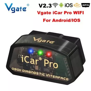 Vgate iCar Pro elm327 V2.3 OBD 2 OBD2 Инструменты для диагностики автомобилей WIFI Bluetooth 4.0 для Android/IOS BT3.0 Для Android ODB2 Автомобильный сканер