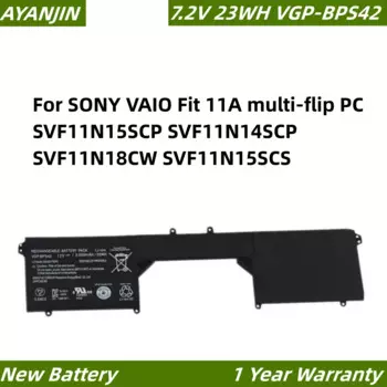 VGP-BPS42 7,2 в 23 Втч Аккумулятор для ноутбука SONY VAIO Fit 11A multi-flip PC SVF11N15SCP SVF11N14SCP SVF11N18CW SVF11N15SCS