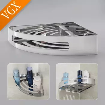 VGX угловая полка для ванной из нержавеющей стали