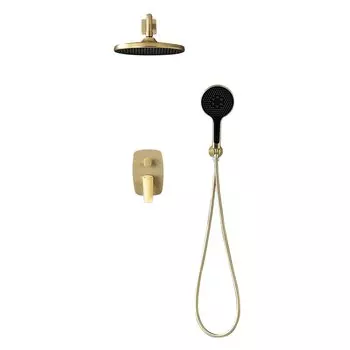 VGX Золотая скрытая душевая система