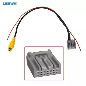 Входной кабель автомобильной камеры заднего вида LEEWA для Honda Civic (Mk9)/CR-V (Mk3) с оригинальной навигацией и расширенной функцией # CA959