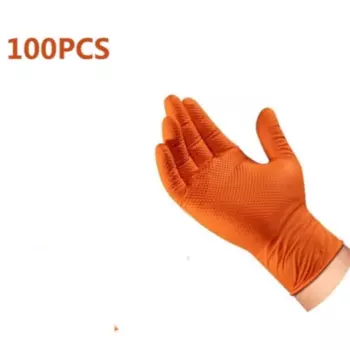 VIBRATITE Черные нитриловые рабочие перчатки