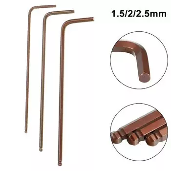 VIBRATITE Л-образные шестигранные ключи 1,5 мм 2 мм 2,5 мм