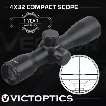 Victoptics 4x32 компактный прицел оптика прицел страйкбол охотничий пистолет прицел тактический прицел для крепления на рейку Пикатинни 11/20 мм
