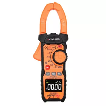 VICTOR 610D 6000 отсчетов ЖК-дисплей 1000 В 1000 А True RMS AC DC клещи с NCV Live VFD вольт ток цифровой мультиметр
