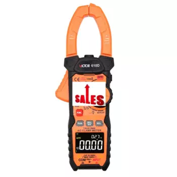 VICTOR 610D 6000 отсчетов ЖК-дисплей 1000 В 1000 А True RMS AC DC клещи с NCV Live VFD вольт ток цифровой мультиметр