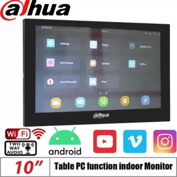Видеодомофон Dahua VTH5341G-W 10 дюймов Wi-Fi