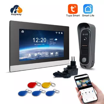 Видеодомофон TUYA 1080P 7 дюймов