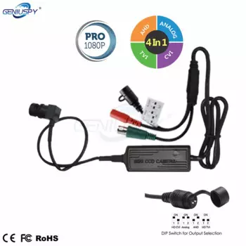 Видеокамера 4 в 1, AHD/CVI/TVI/CVBS Sony323, 1080P, 2 МП