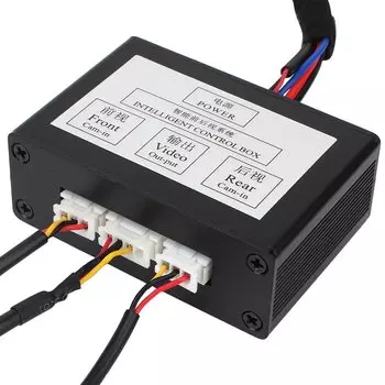 Видеокамера для парковки автомобиля с ручным переключателем, приставка управления двумя направлениями, конвертер каналов переднего и заднего вида