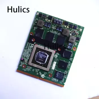 Видеокарта Hulics GTX560M б/у с X-кронштейном для DELL M17X M18X MSI 16F1 16F2 N12E-GS-A1 DDR5 1,5G графический дисплей