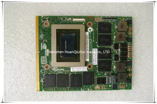 Видеокарта NVIDIA GeForce GTX 580M GTX580M 2 ГБ GDDR5 MXM 3.0B для игрового ноутбука Alienware M17x R2 R3 R4 i7-2820QM