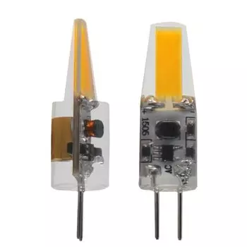 Bombillas G4 Led 12 В 24 В 110 В 220 В 2 Вт Свеча Лампа Мини COB Прожектор Силиконовый корпус Супер яркая лампа 12 24 Вольт Домашнее освещение