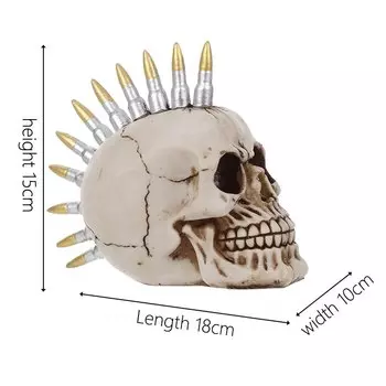 Vilead Полка-череп из канифоли