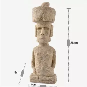 Vilead Статуэтка Моаи из песчаника